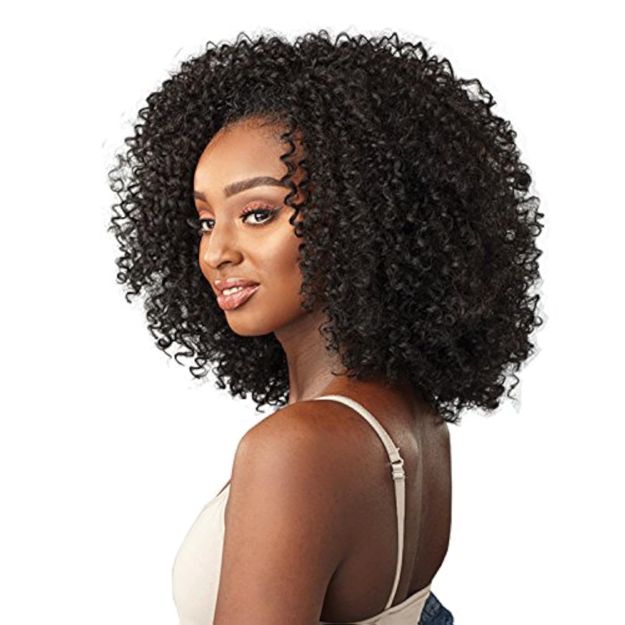 Synthetic Hair Half Wig Instant Weave Curls